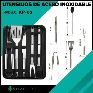 UTENCILIOS DE ACERO INOXIDABLE KP-05