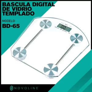 BASCULA 180KG VIDRIO TEMPLADO BG-65