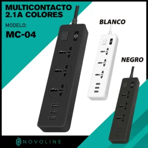 MULTI CONTACTO REGLETA 2.1A