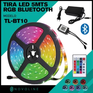 TIRA DE LUCES LED 5MTS RGB BLUETOOTH