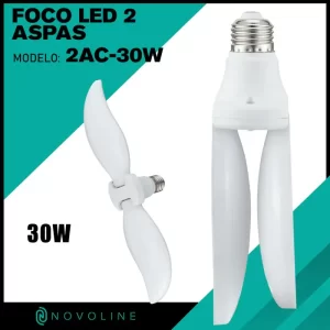 FOCO LED 2 ASPAS CURVA