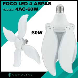 FOCO LED 4 ASPAS CURVAS