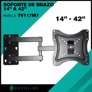 SOPORTE DE BRAZO DE 14" A 42"