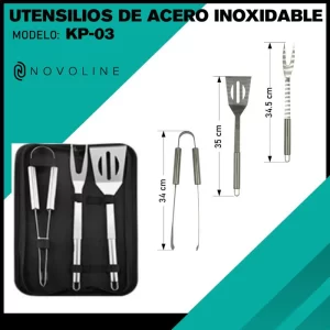 UTENSILIOS DE ACERO INOXIDABLE KP-03